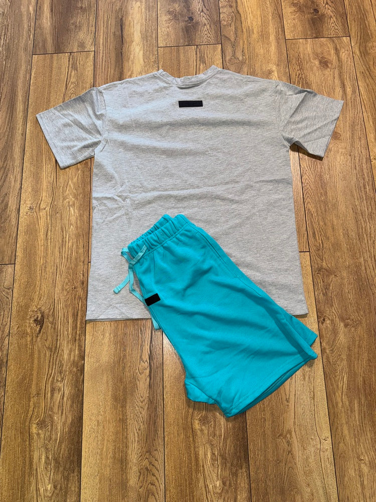 Fear Of God "Essentials" Gray/Turquoise Summer Set